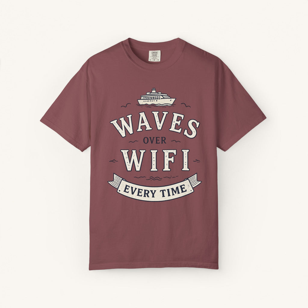 Waves Over WiFi Tee