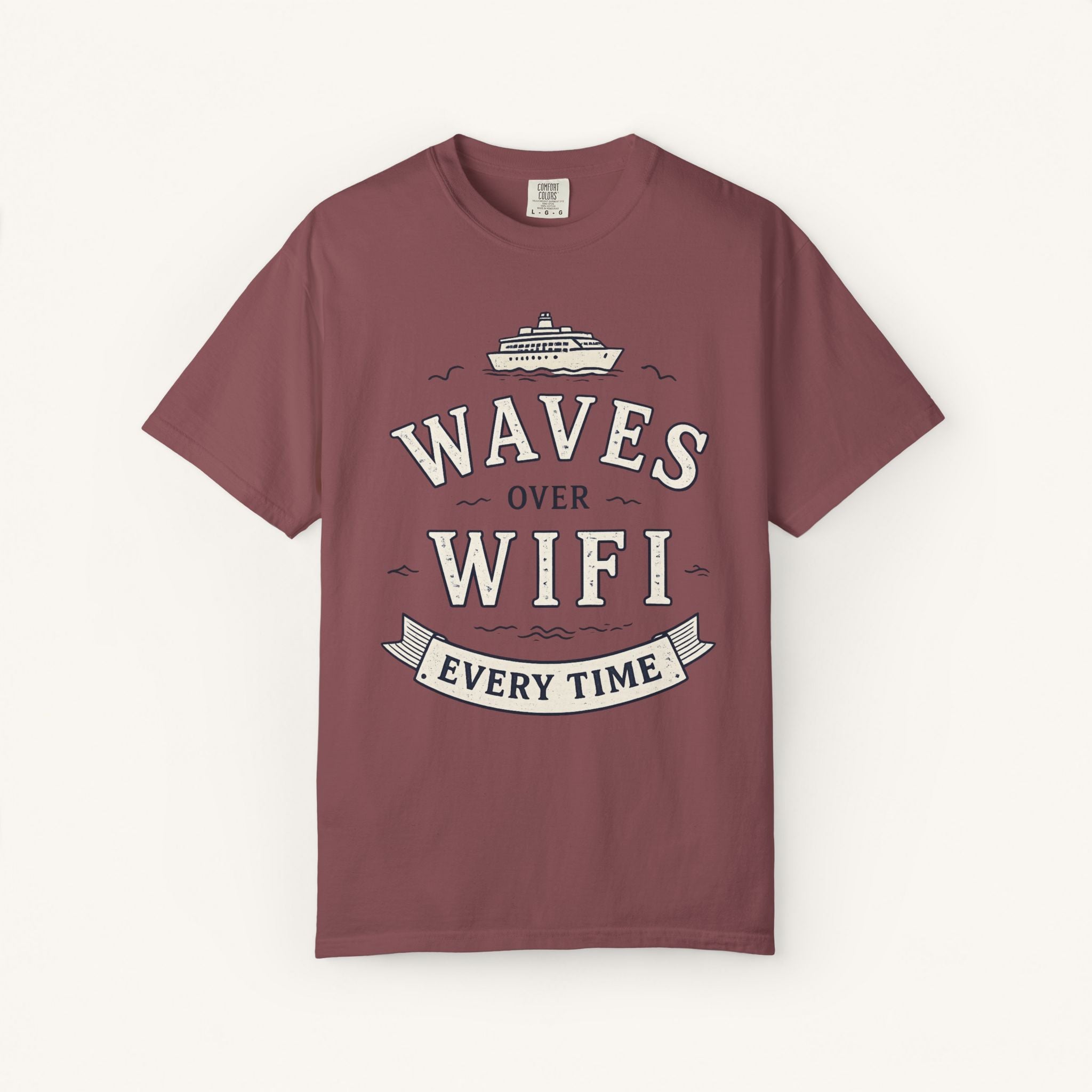 Waves Over WiFi Tee