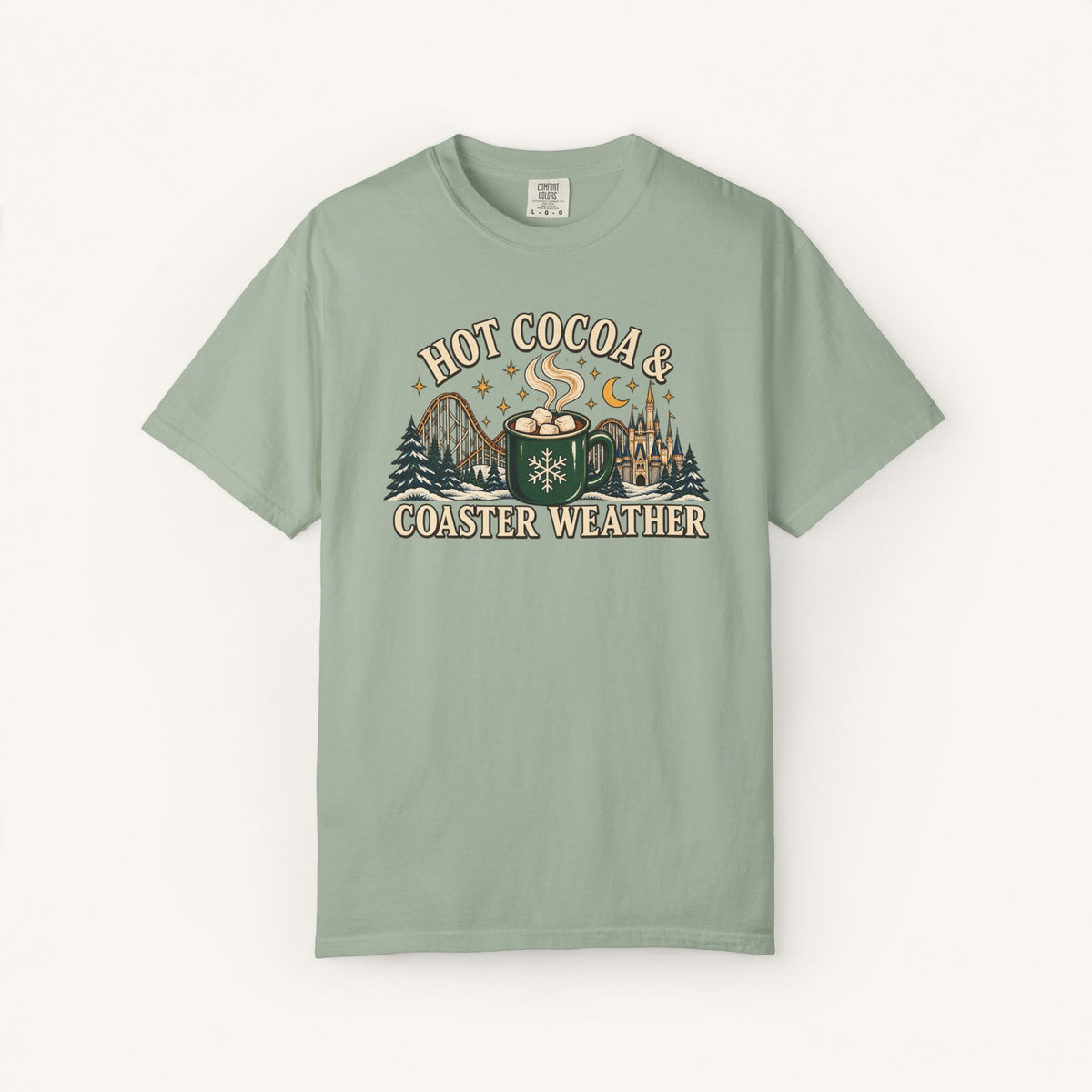 Hot Cocoa & Coaster Weather Tee