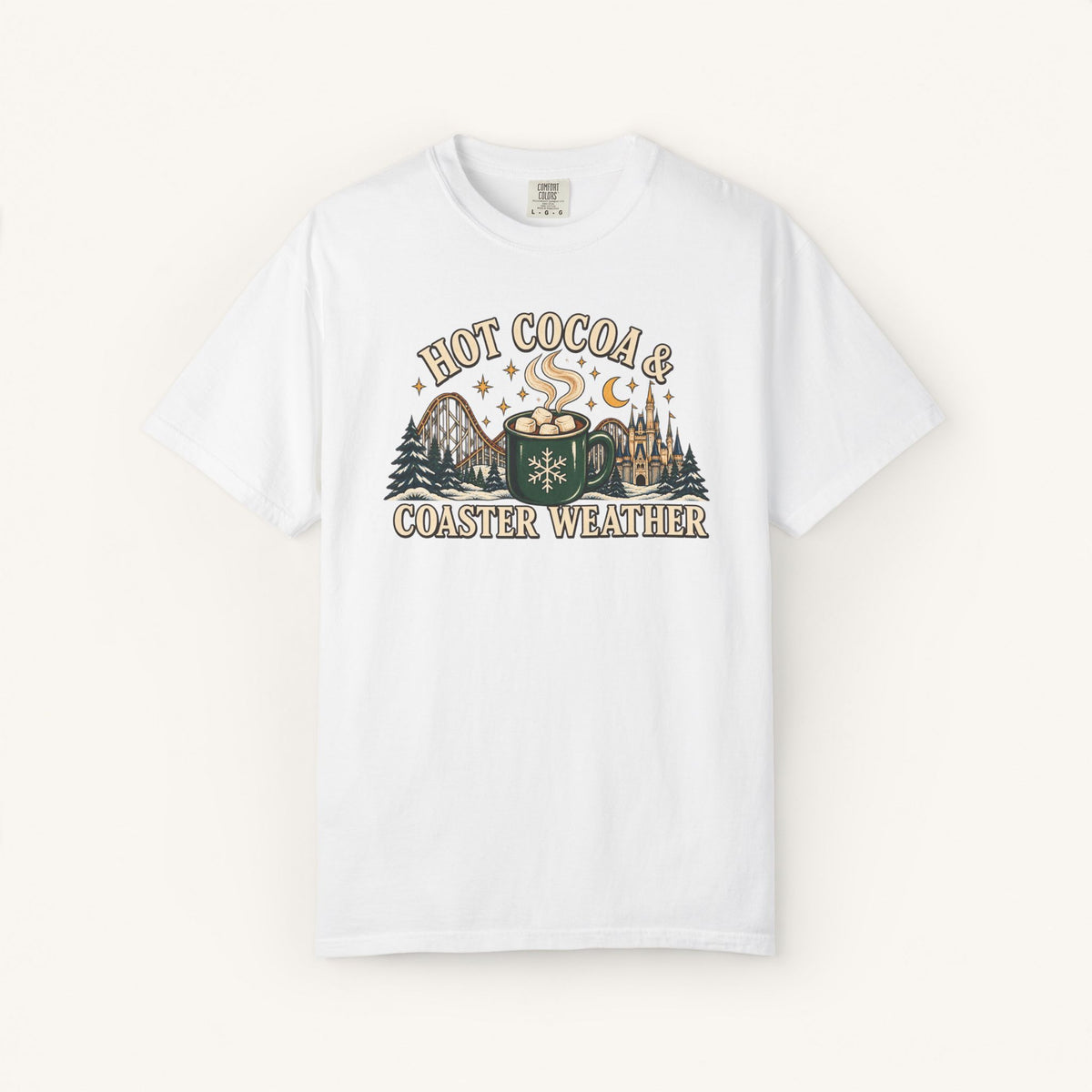 Hot Cocoa & Coaster Weather Tee