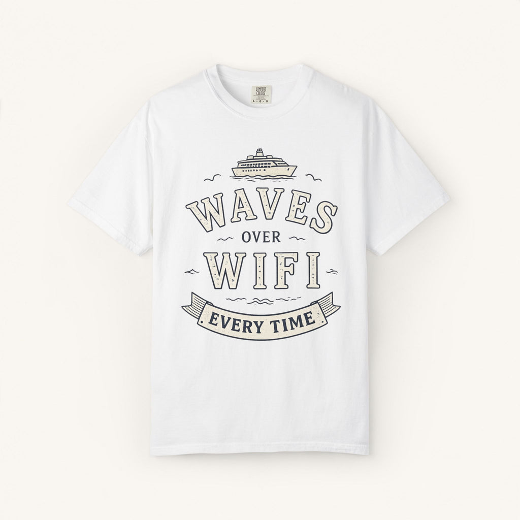 Waves Over WiFi Tee