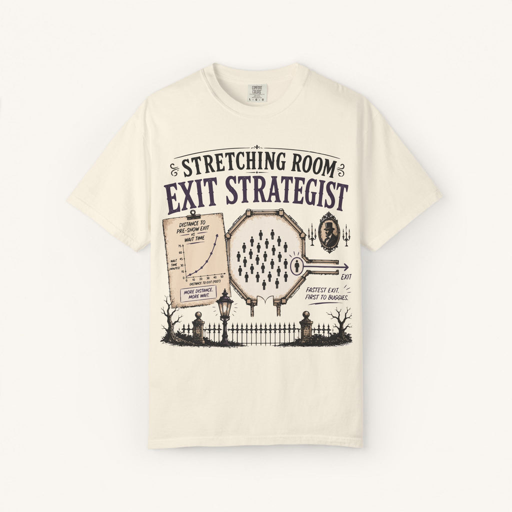 Stretching Room Exit Strategist Tee