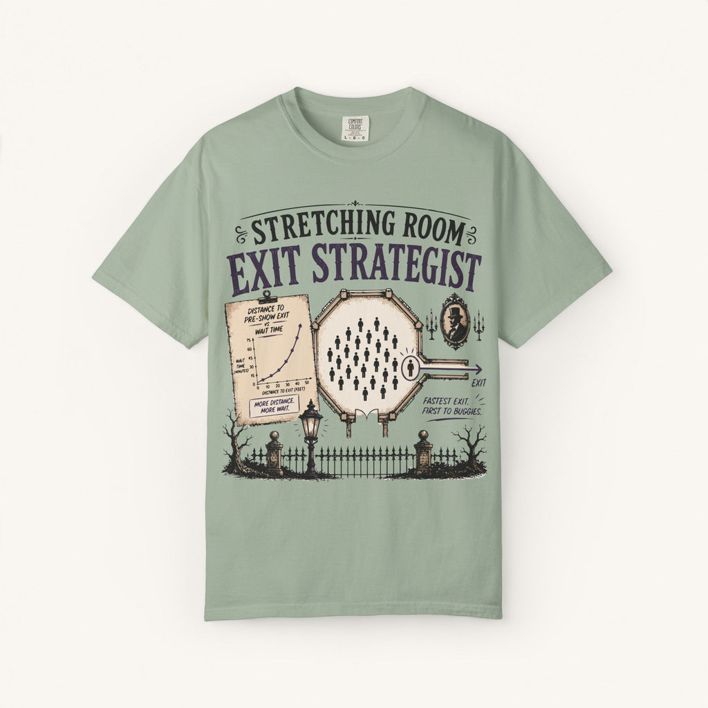 Stretching Room Exit Strategist Tee