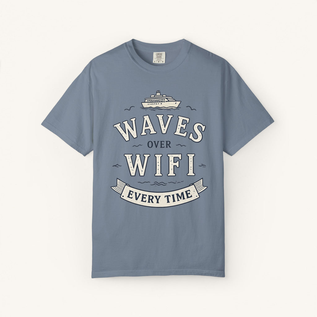 Waves Over WiFi Tee