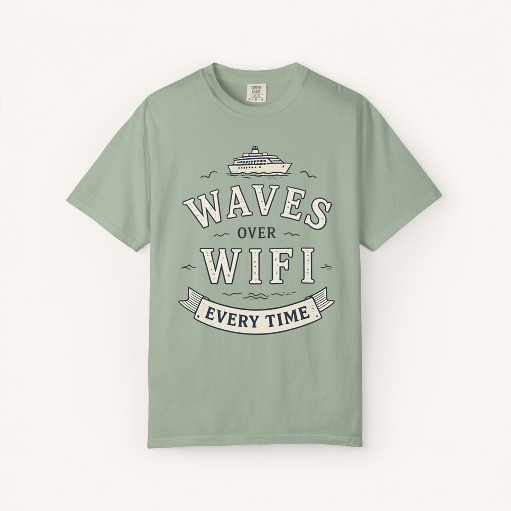 Waves Over WiFi Tee