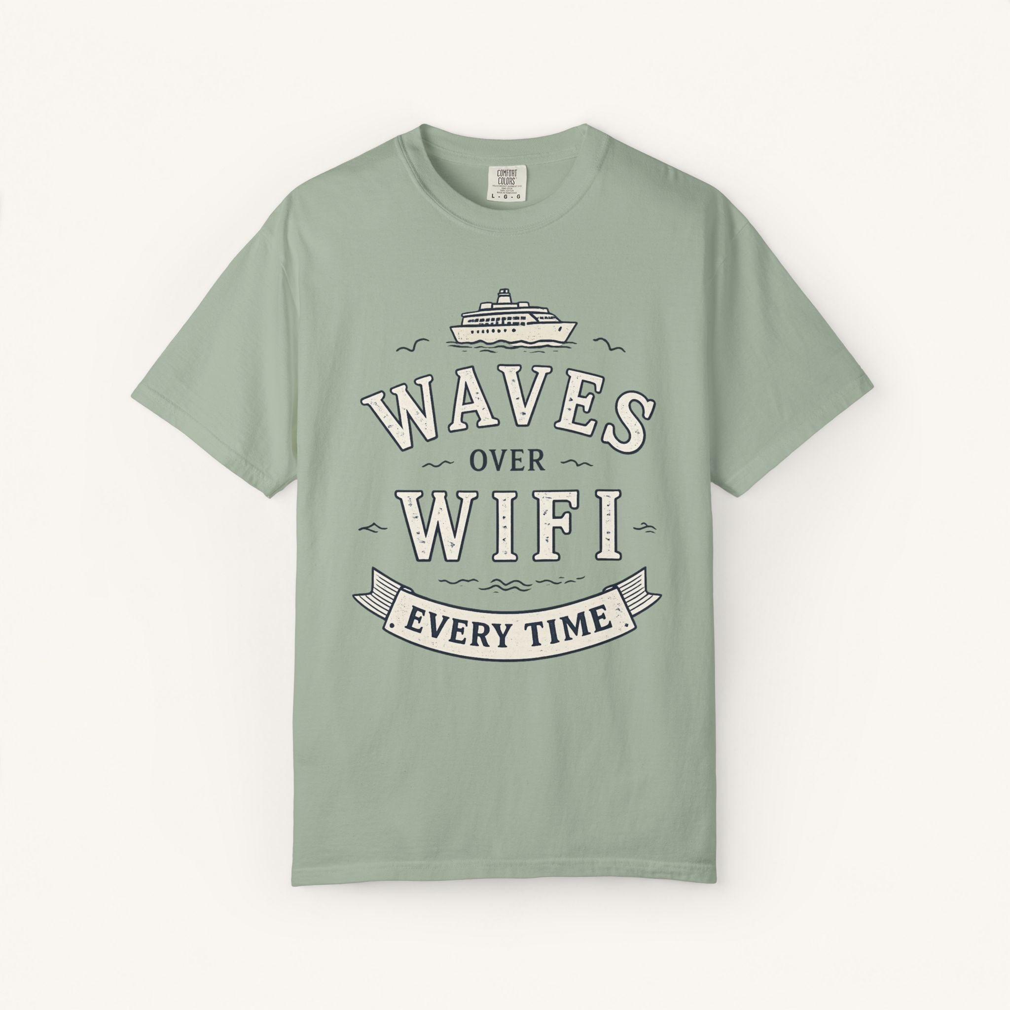 Waves Over WiFi Tee