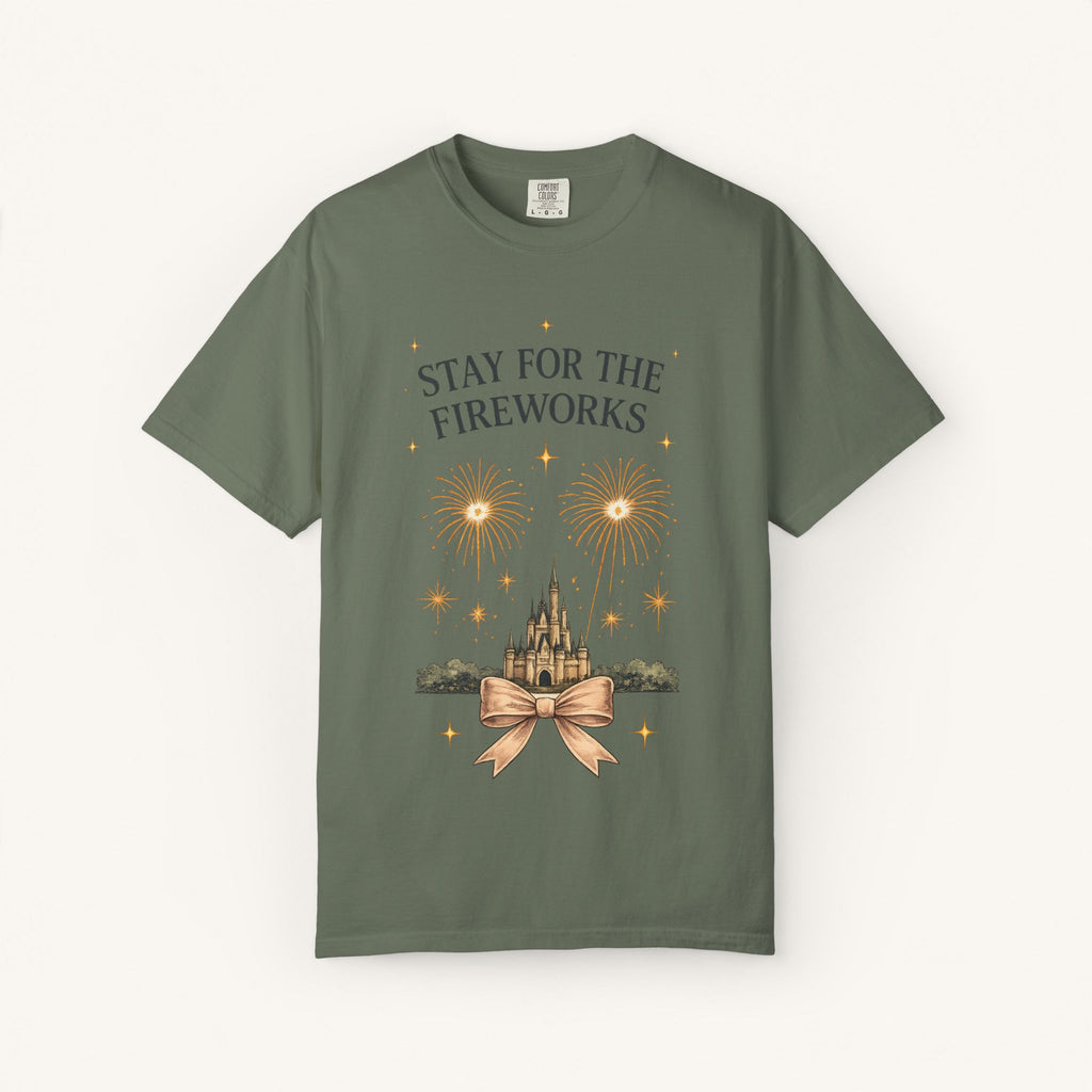 Stay for the Fireworks Tee