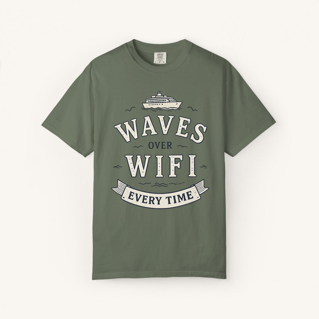 Waves Over WiFi Tee