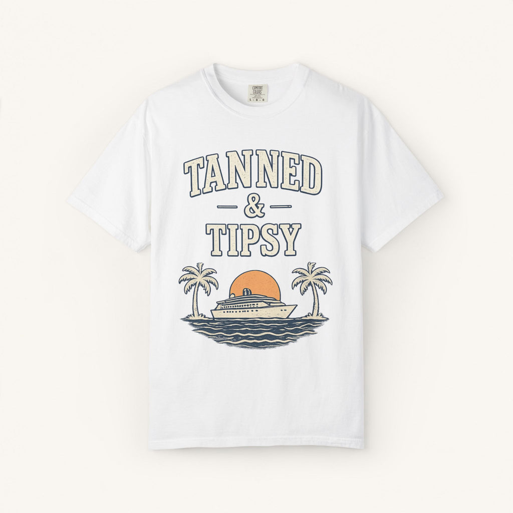 Tanned & Tipsy Tee