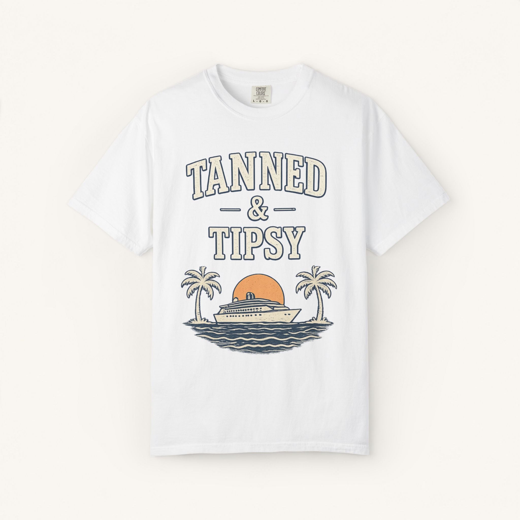 Tanned & Tipsy Tee