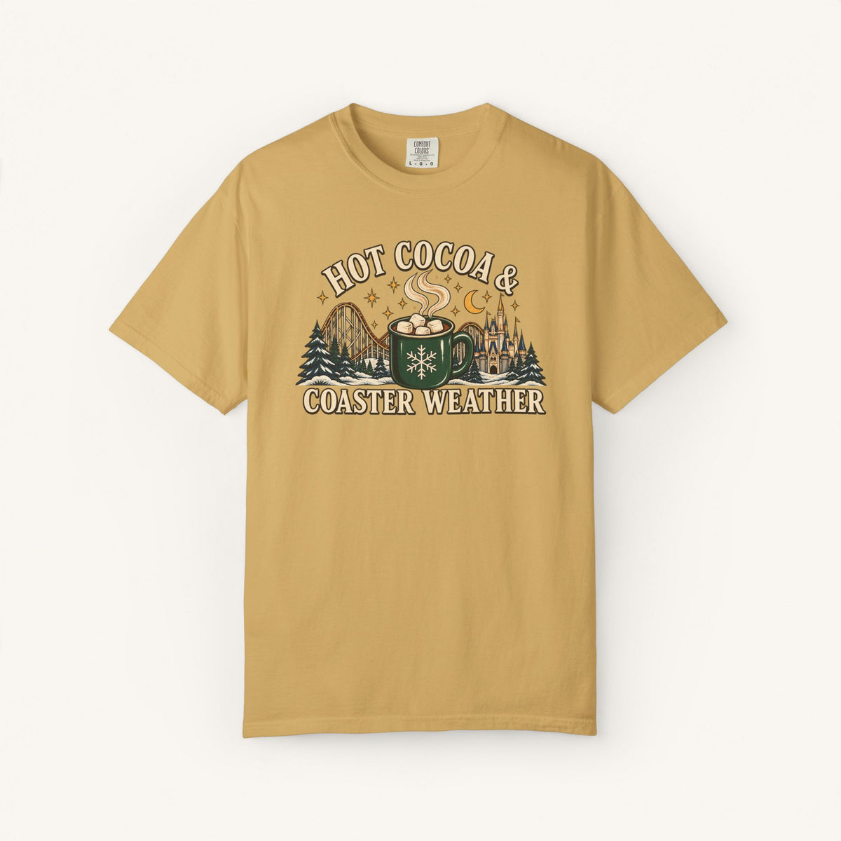 Hot Cocoa & Coaster Weather Tee