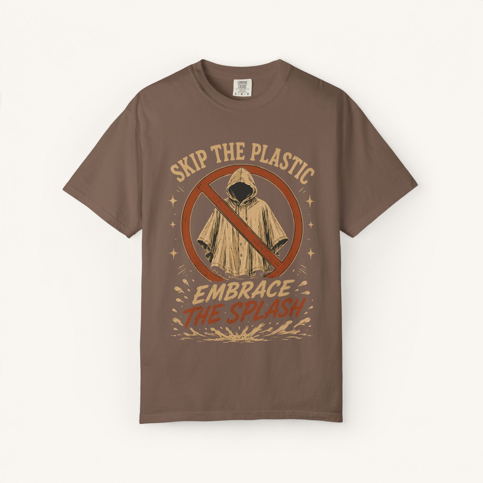 Skip the Plastic, Embrace the Splash Tee