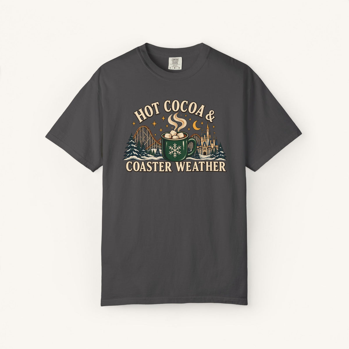 Hot Cocoa & Coaster Weather Tee