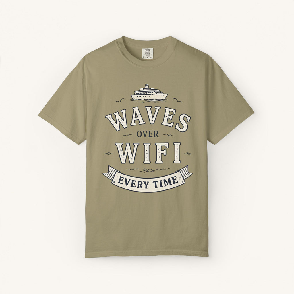 Waves Over WiFi Tee