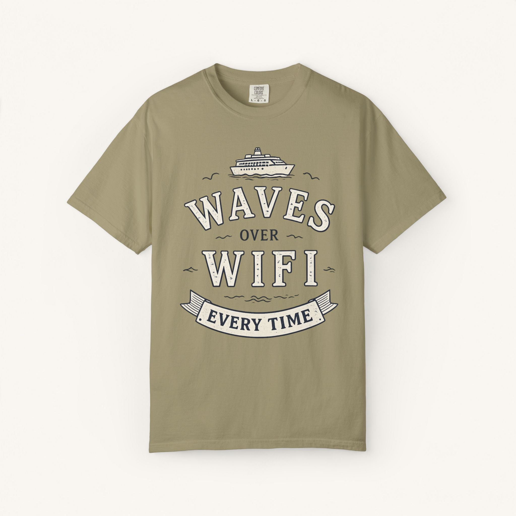 Waves Over WiFi Tee