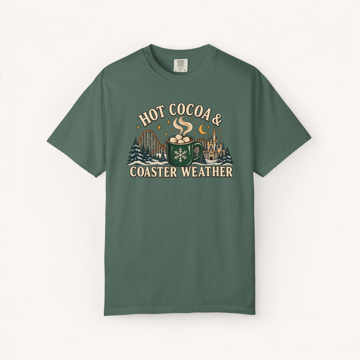 Hot Cocoa & Coaster Weather Tee