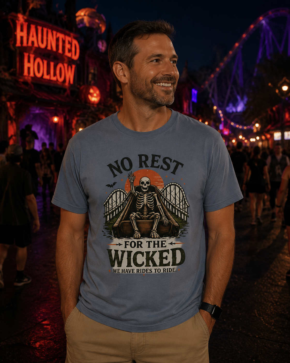 No Rest for the Wicked Tee