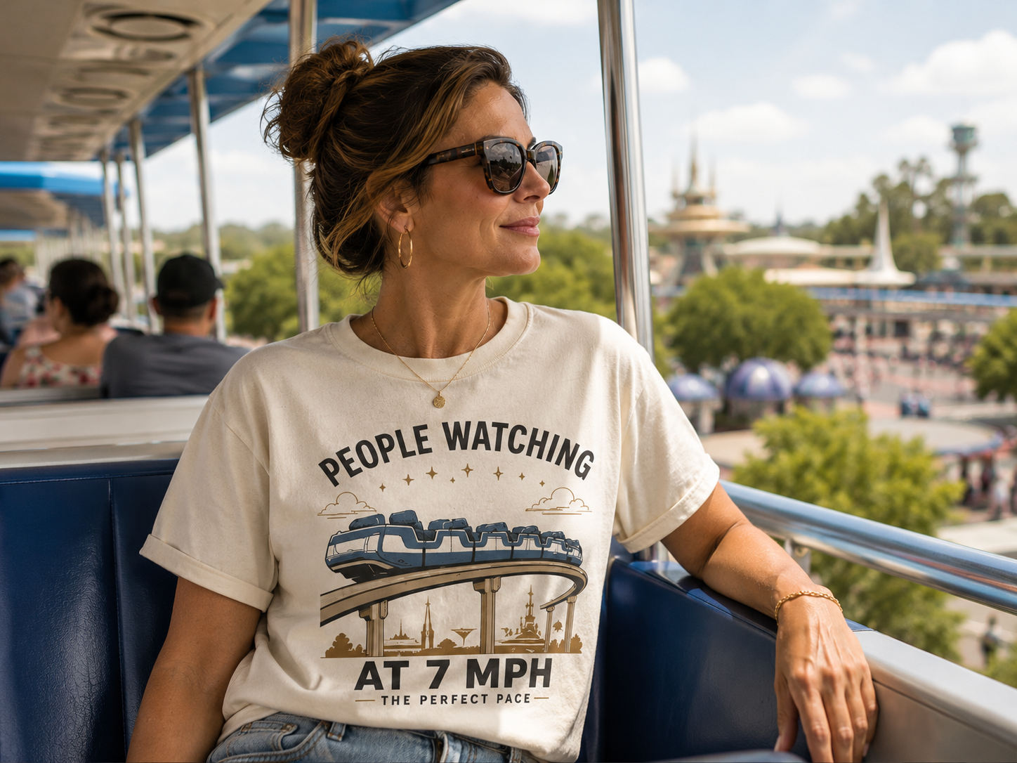 People Watching at 7 MPH Tee
