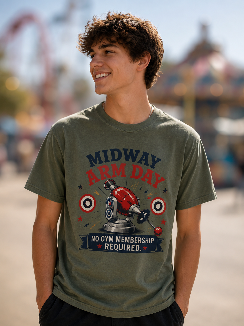 Midway Arm Day Tee