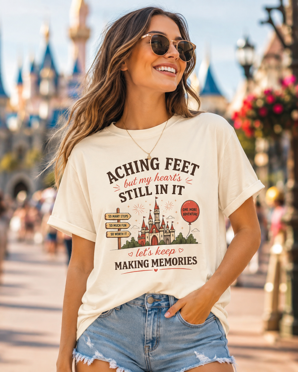 Aching Feet, But My Heart's Still In It Tee