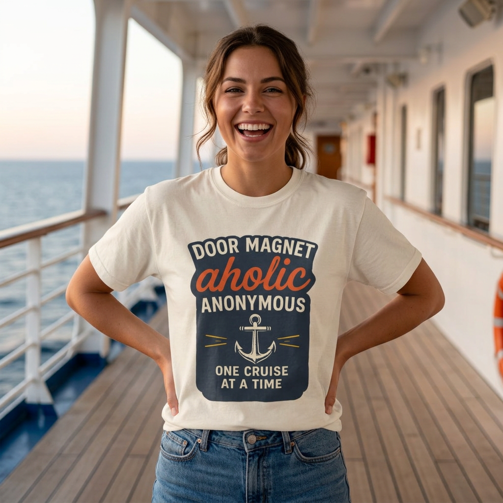 Door Magnet-aholic Anonymous Tee