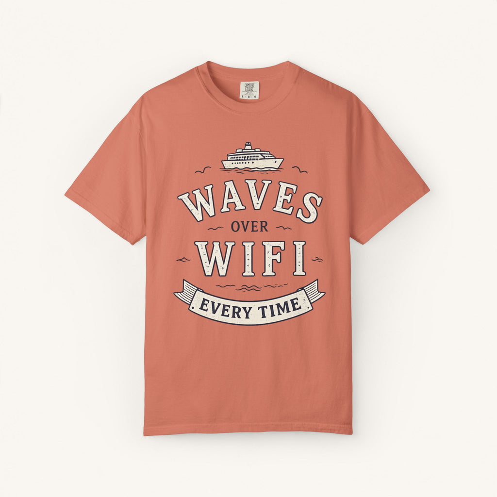 Waves Over WiFi Tee