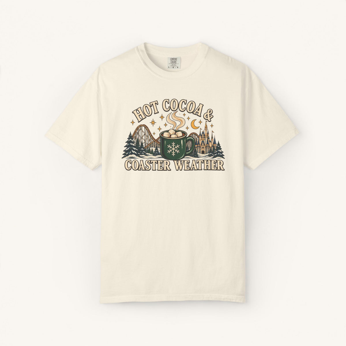 Hot Cocoa & Coaster Weather Tee