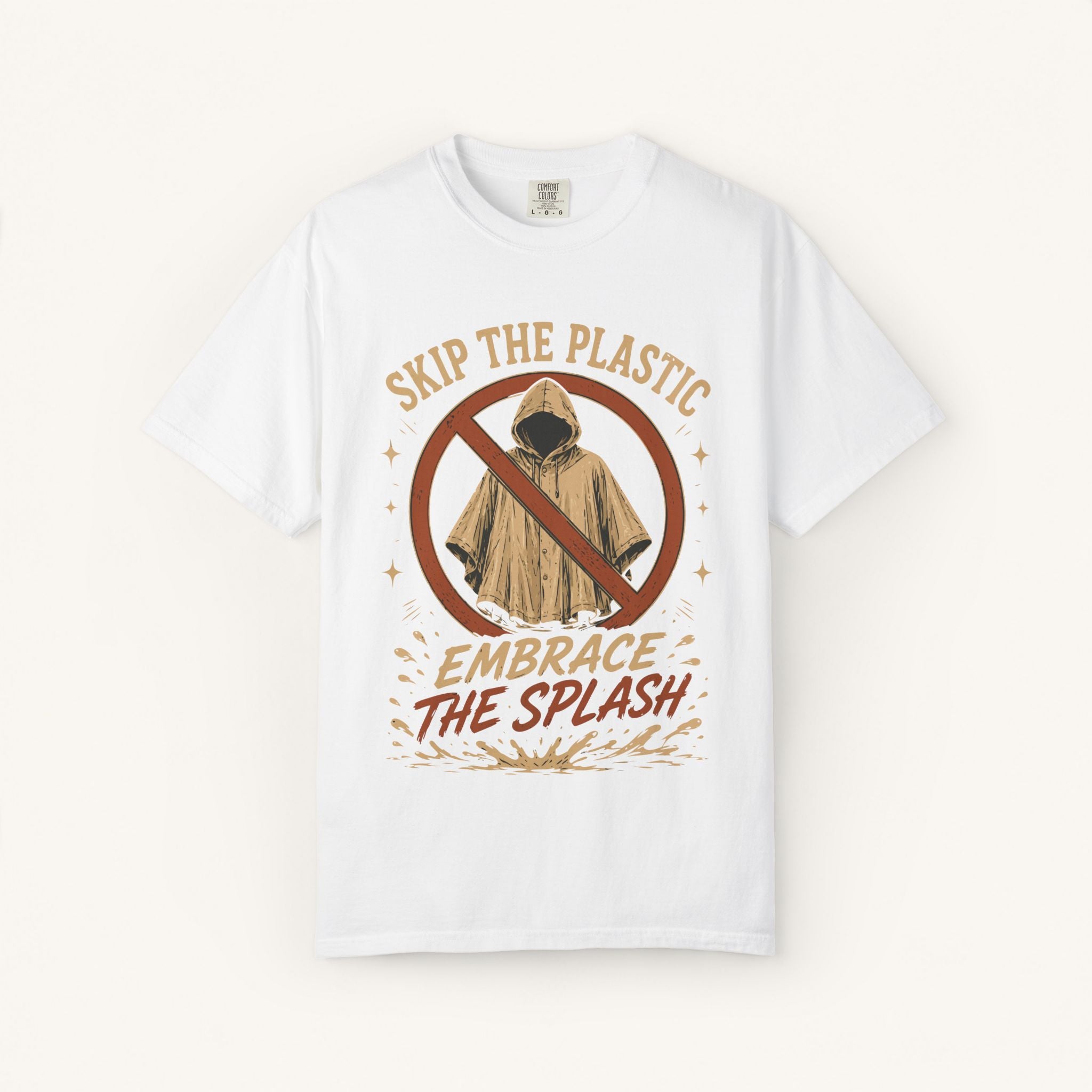 Skip the Plastic, Embrace the Splash Tee