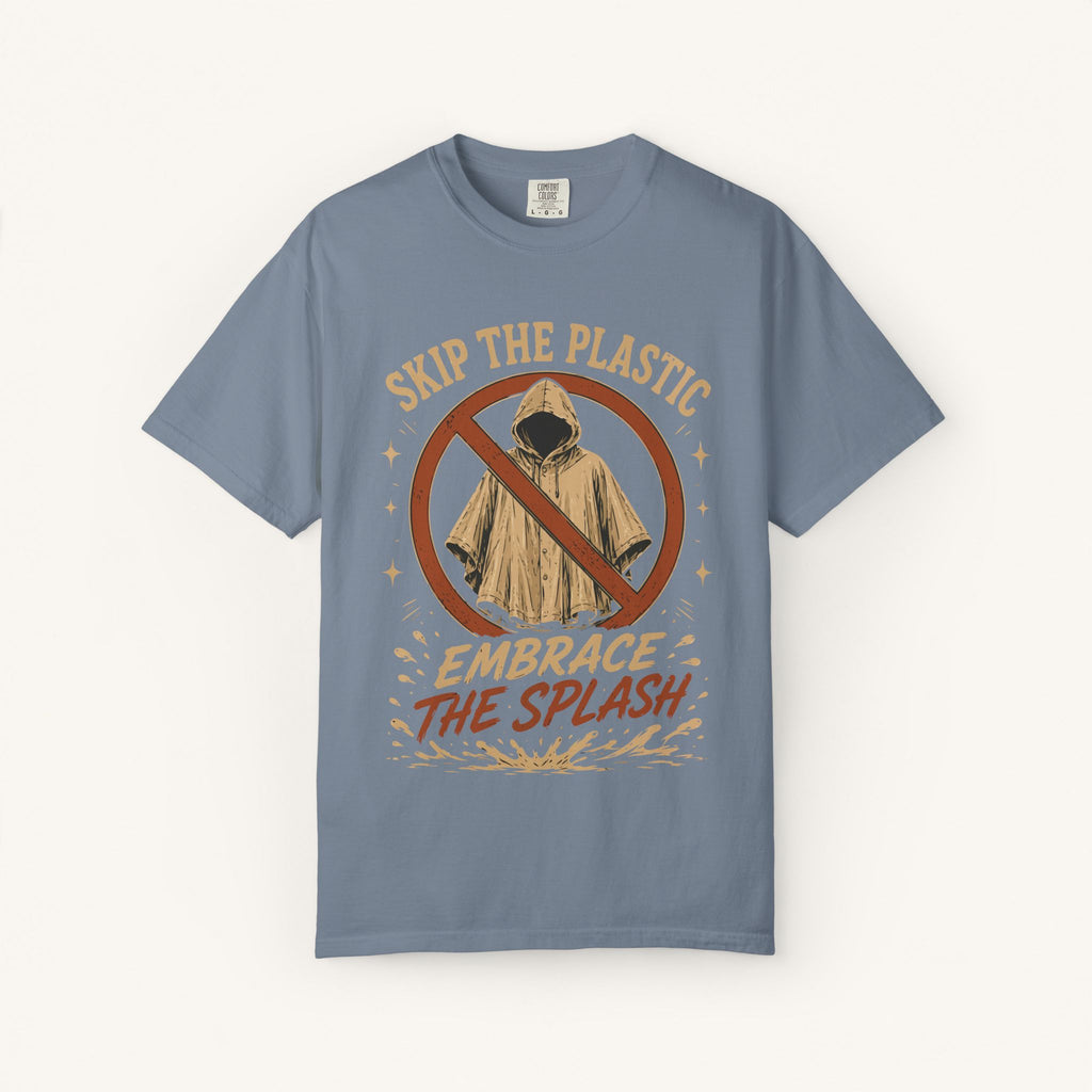 Skip the Plastic, Embrace the Splash Tee
