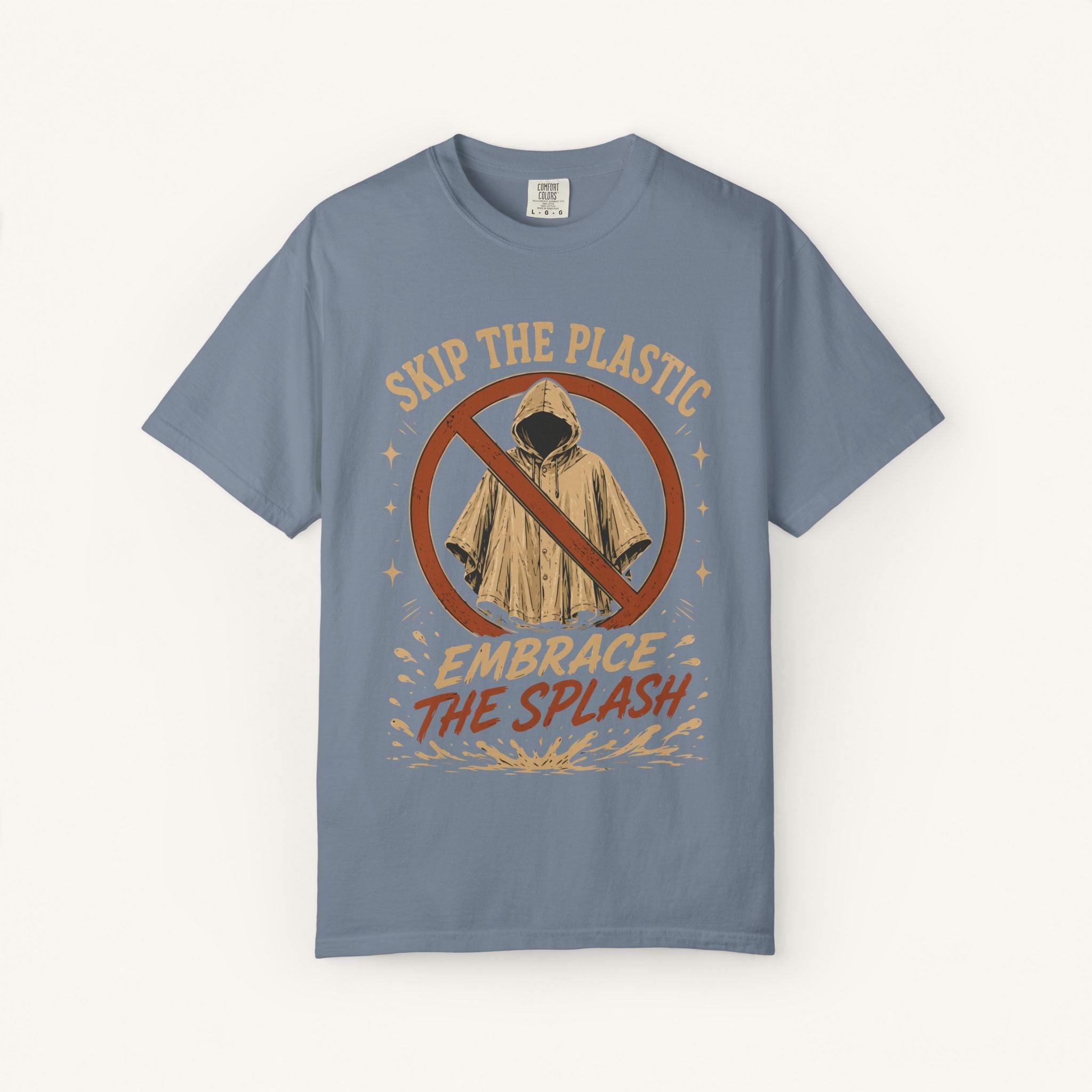 Skip the Plastic, Embrace the Splash Tee