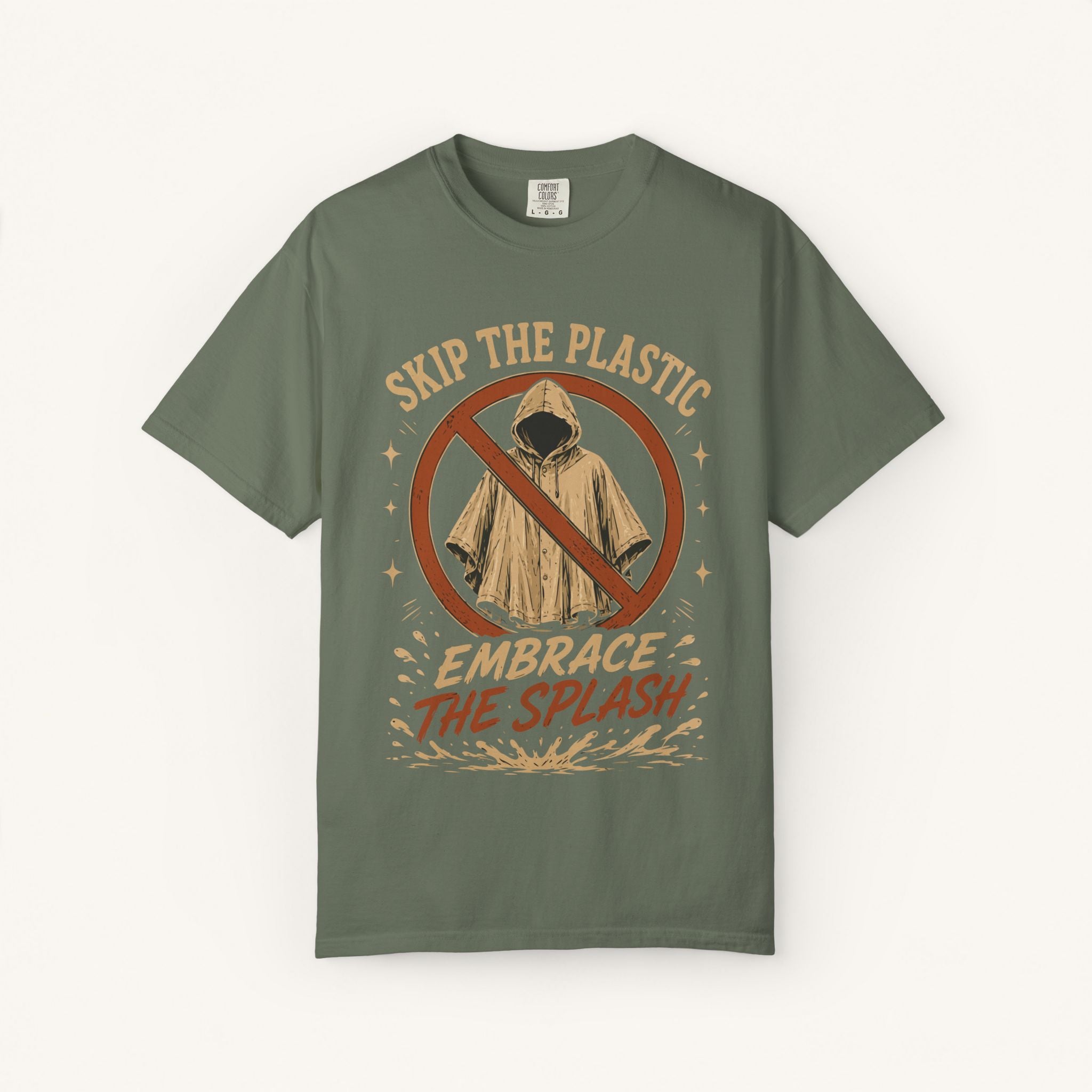 Skip the Plastic, Embrace the Splash Tee