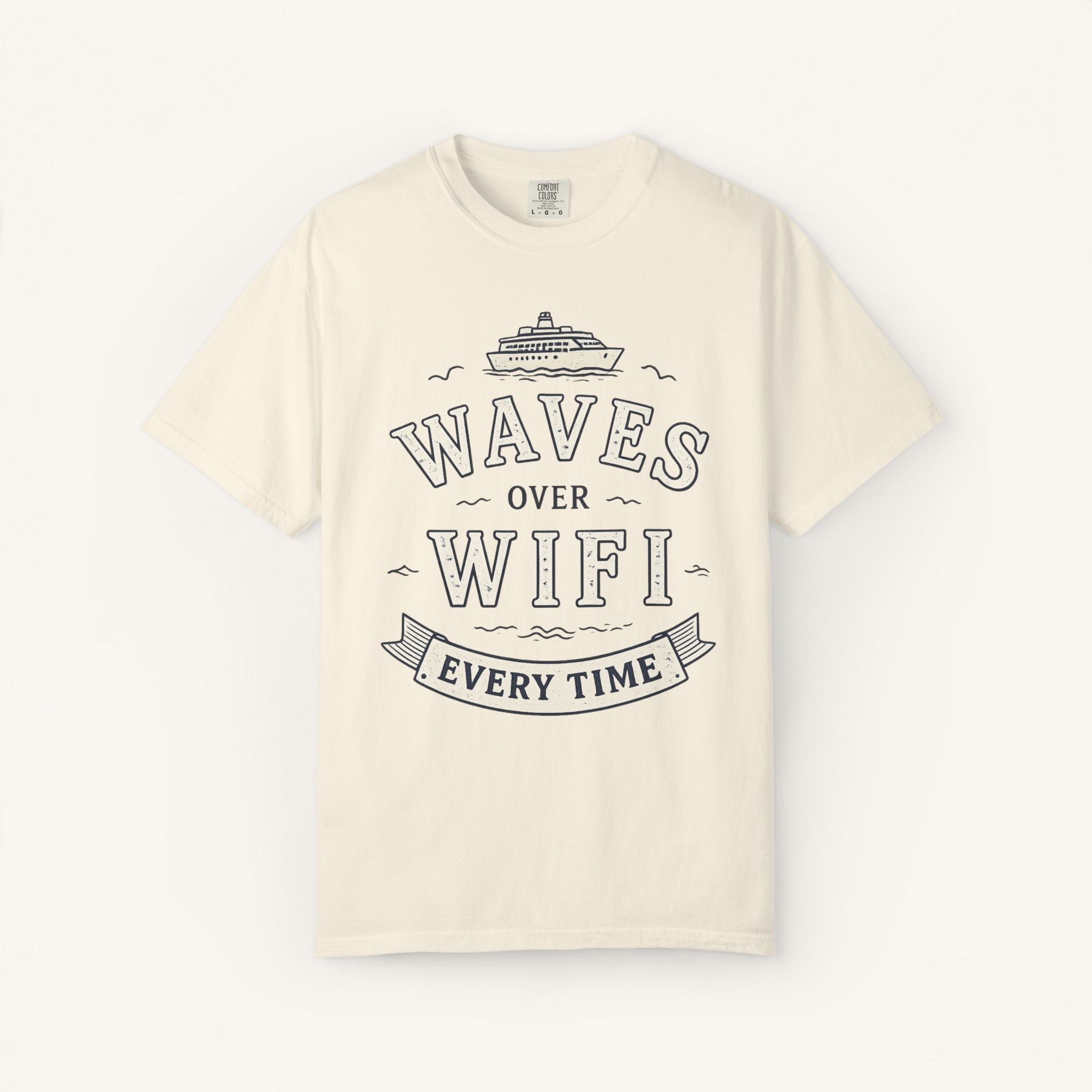 Waves Over WiFi Tee