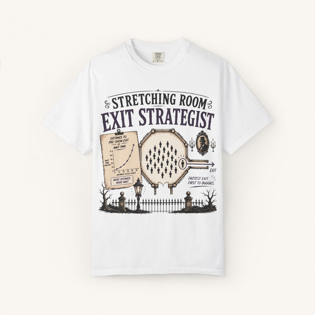 Stretching Room Exit Strategist Tee