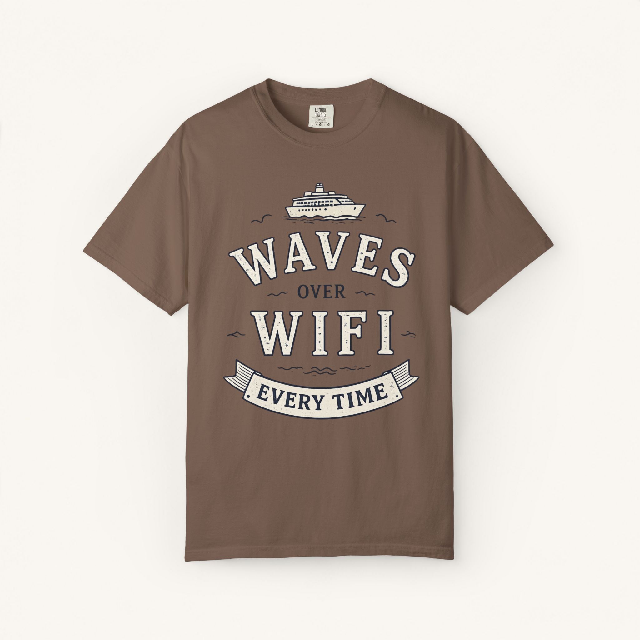 Waves Over WiFi Tee
