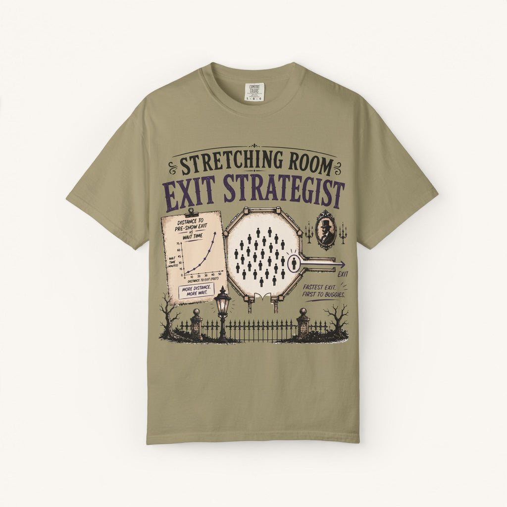 Stretching Room Exit Strategist Tee