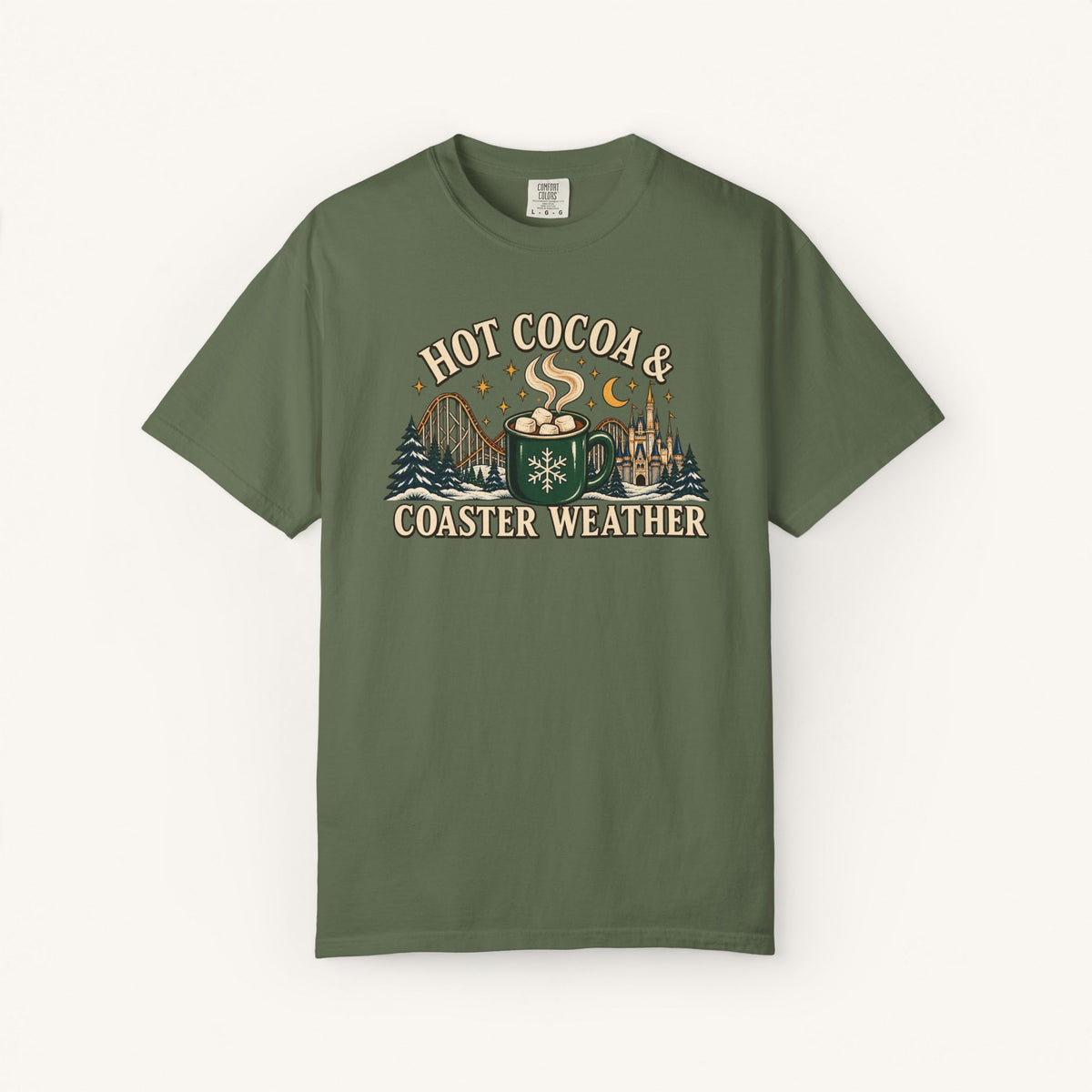 Hot Cocoa & Coaster Weather Tee
