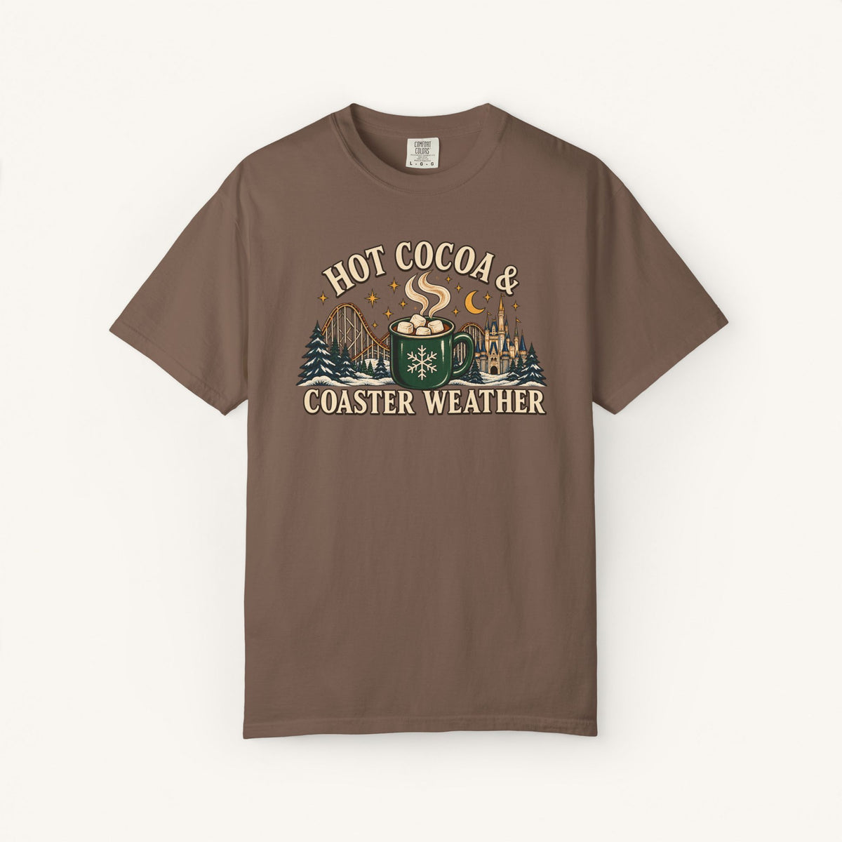 Hot Cocoa & Coaster Weather Tee