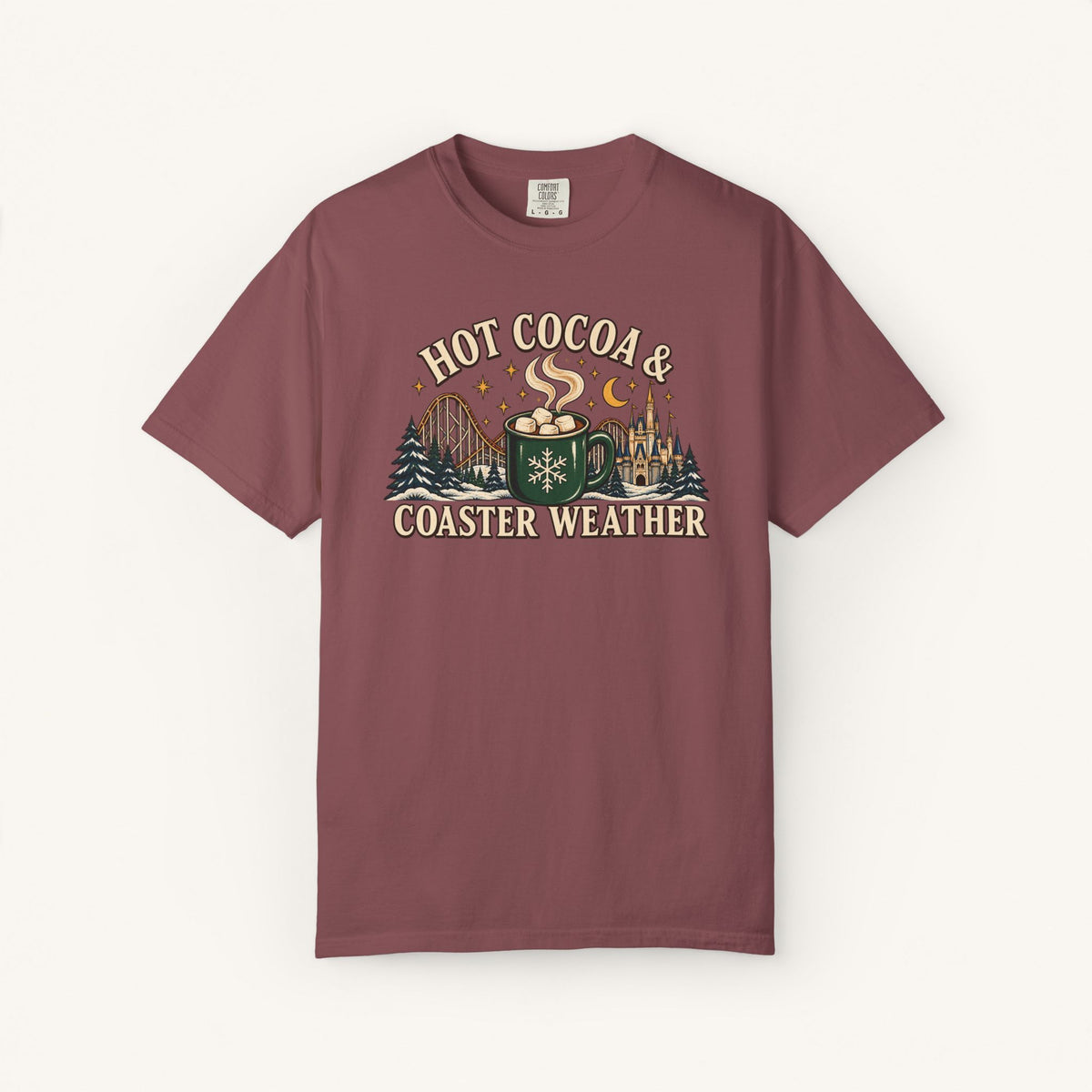 Hot Cocoa & Coaster Weather Tee